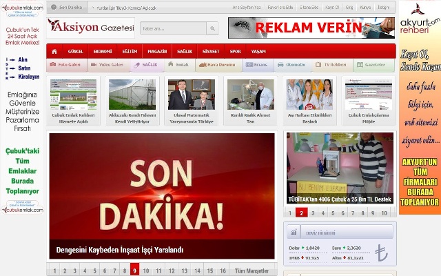 Aksiyon Gazetesi Ara Yüzü Yenilendi